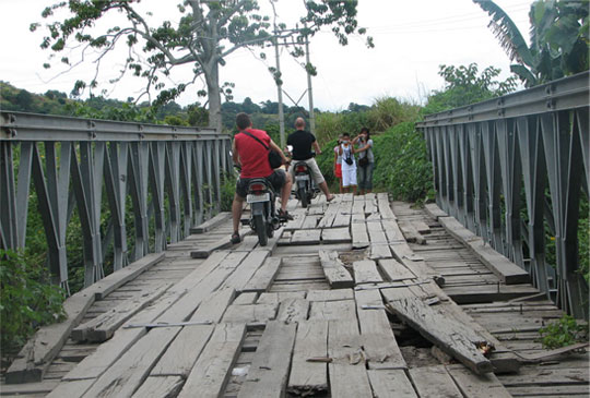 Bridge on Samosir Island, Sumatra, Indonesia