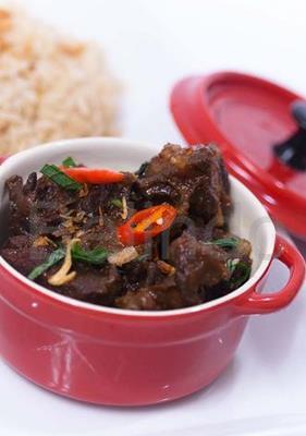 Recipe - Krengsengan kambing - Javanese stewed goat