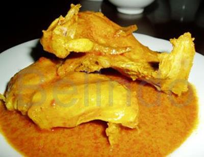 Recipe - Kalio ayam - Chicken in spicy coconut gravy