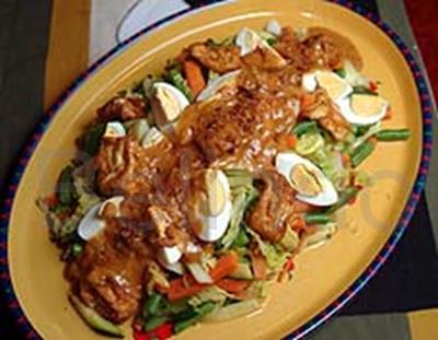 Recipe - Gado-gado - Indonesian vegetable salad with peanut sauce